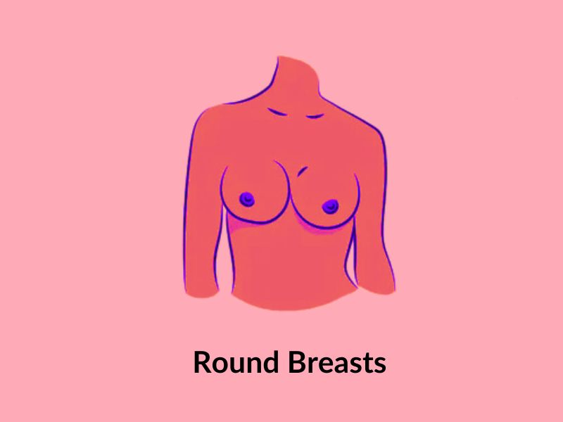 Round breasts